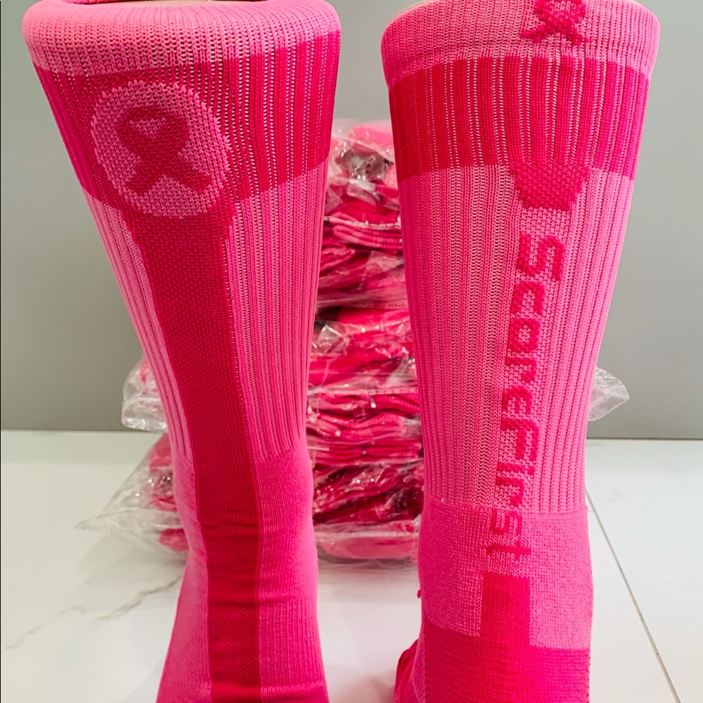 ScoreFirst Breast Cancer Socks.